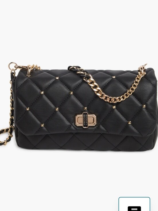 Badgley Mischka Handbags - Badgley Mischka Diamond Quilted Studs Crossbody - NWT